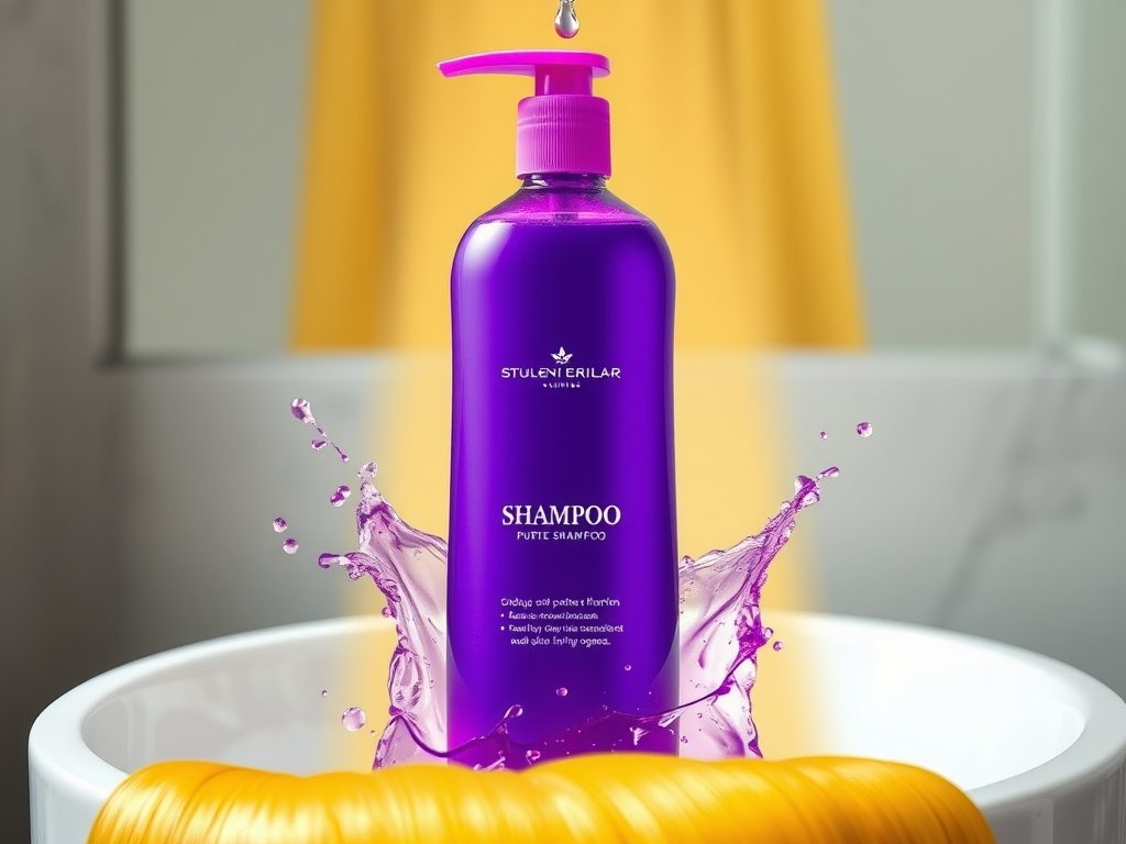 Szampon fioletowy: jak stosować, by uniknąć fioletowych plam i przesuszenia włosów oraz skutecznie neutralizować żółte tony img-responsive